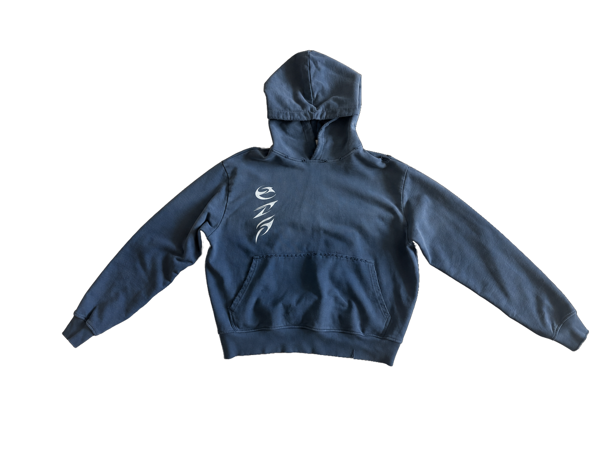 Navy Sinner Hoodie front product image